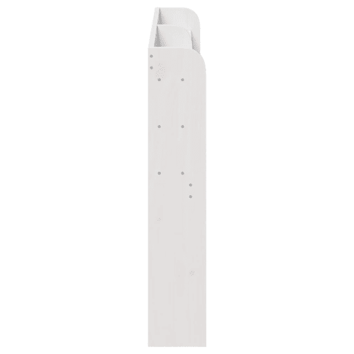 Cabeceira - Cabeceira de cama com prateleiras 150 cm madeira de pinho maciça branco