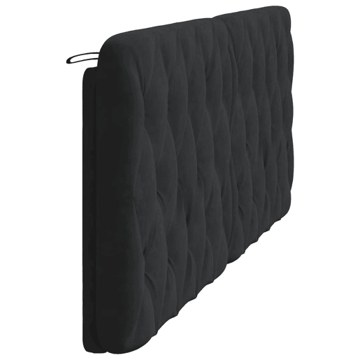 Almofadão de Cabeceira - Cabeceira de cama 200 cm veludo preto