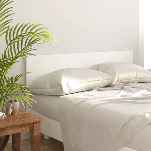 Cabeceira - Cabeceira de cama 160x1,5x80 cm derivados de madeira branco