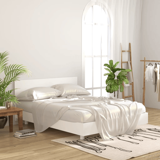 Cabeceira - Cabeceira de cama 160x1,5x80 cm derivados de madeira branco