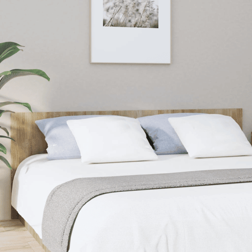 Cabeceira - Cabeceira de cama cama 200x1,5x80 cm derivados madeira carvalho sonoma