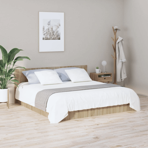 Cabeceira - Cabeceira de cama cama 200x1,5x80 cm derivados madeira carvalho sonoma