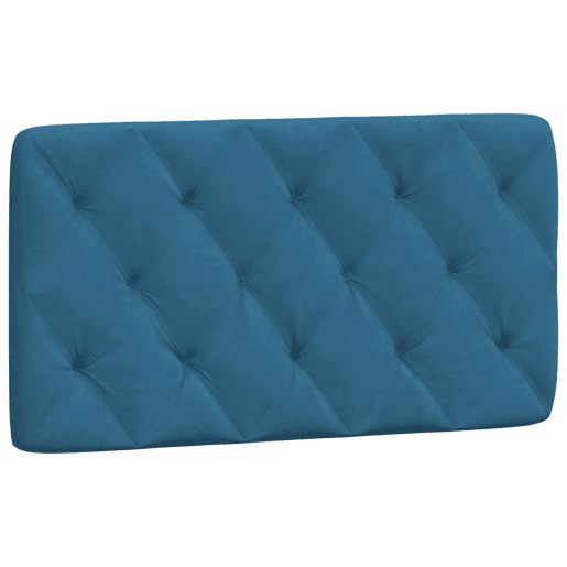 Almofadão de Cabeceira - Cabeceira de cama 100 cm veludo azul