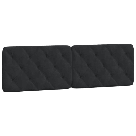 Almofadão de Cabeceira - Cabeceira de cama 160 cm veludo preto