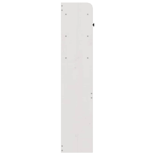 Cabeceira - Cabeceira de cama com arrumação 135 cm madeira de pinho maciça branco