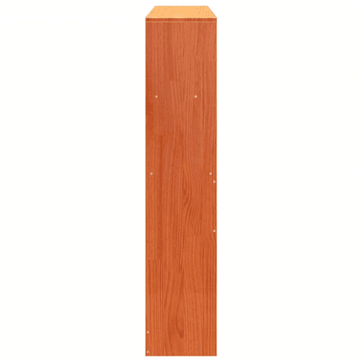 Cabeceira - Cabeceira de cama com arrumação 140 cm pinho maciço castanho-mel