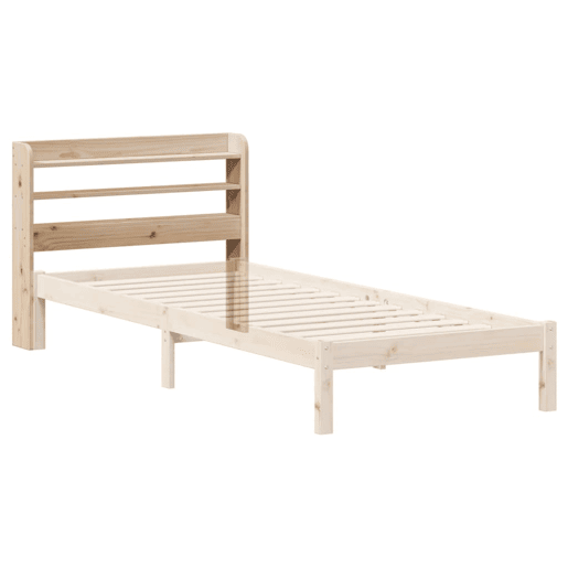Cabeceira - Cabeceira de cama com prateleiras 75 cm madeira de pinho maciça Cabeceira - Cabeceira de cama com prateleiras 75 cm madeira de pinho maciça