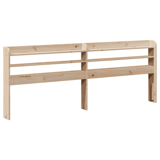Cabeceira - Cabeceira de cama com prateleiras 180 cm madeira de pinho maciça Cabeceira - Cabeceira de cama com prateleiras 180 cm madeira de pinho maciça