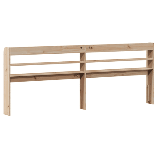 Cabeceira - Cabeceira de cama com prateleiras 180 cm madeira de pinho maciça Cabeceira - Cabeceira de cama com prateleiras 180 cm madeira de pinho maciça