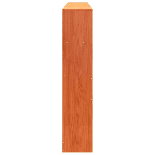 Cabeceira - Cabeceira de cama com arrumação 180 cm pinho maciço castanho-mel