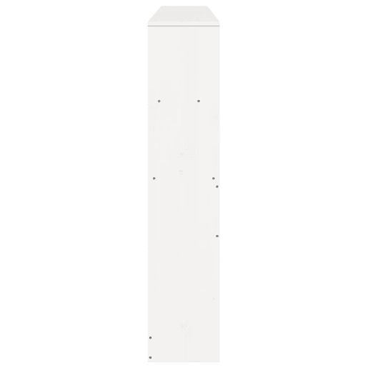 Cabeceira - Cabeceira de cama com arrumação 180 cm madeira de pinho maciça branco
