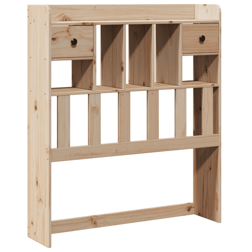 Cabeceira - Cabeceira de cama com arrumação 75 cm madeira de pinho maciça