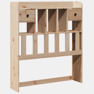 Cabeceira - Cabeceira de cama com arrumação 75 cm madeira de pinho maciça
