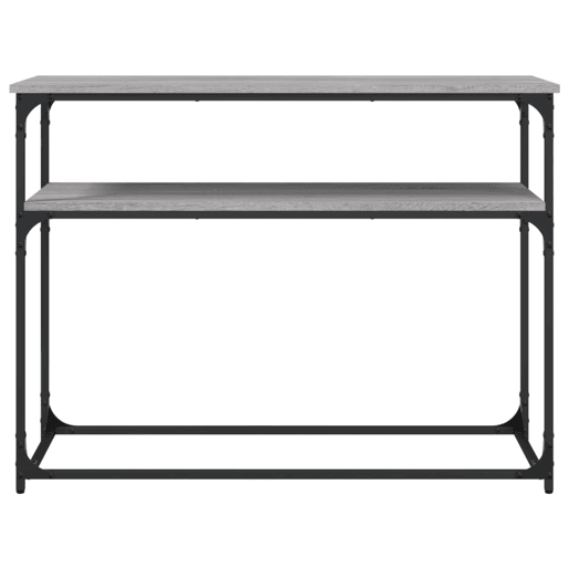Mesa Consola - Mesa De Entrada 100x35,5x75cm derivados de madeira cinzento sonoma