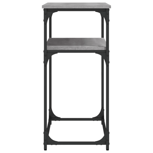 Mesa Consola - Mesa De Entrada 100x35,5x75cm derivados de madeira cinzento sonoma