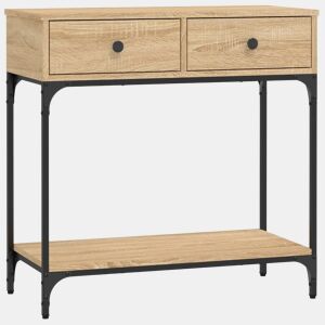 Mesa Consola - Mesa De Entrada 75x34,5x75 cm derivados de madeira carvalho sonoma