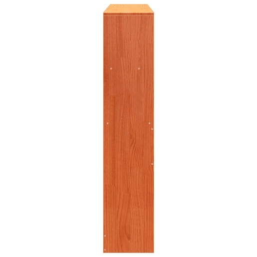 Cabeceira - Cabeceira de cama com arrumação 135 cm pinho maciço castanho-mel