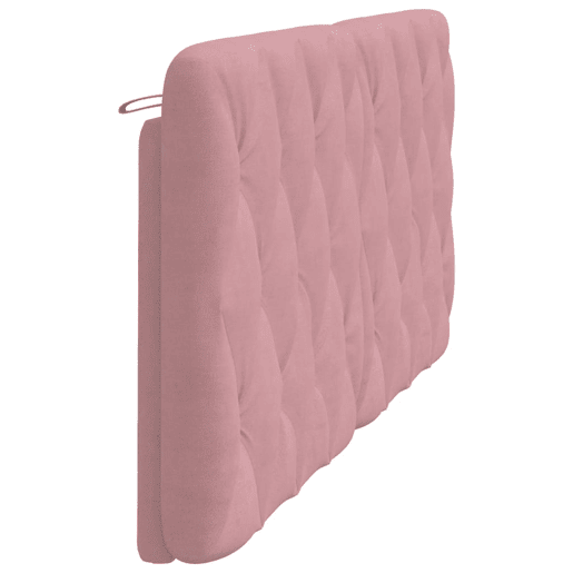 Almofadão de Cabeceira - Cabeceira de cama 180 cm veludo rosa