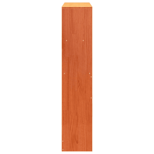 Cabeceira - Cabeceira de cama com arrumação 100 cm pinho maciço castanho-mel