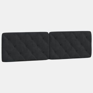 Almofadão de Cabeceira - Cabeceira de cama 180 cm veludo preto
