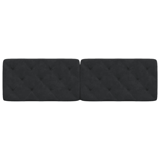 Almofadão de Cabeceira - Cabeceira de cama 180 cm veludo preto
