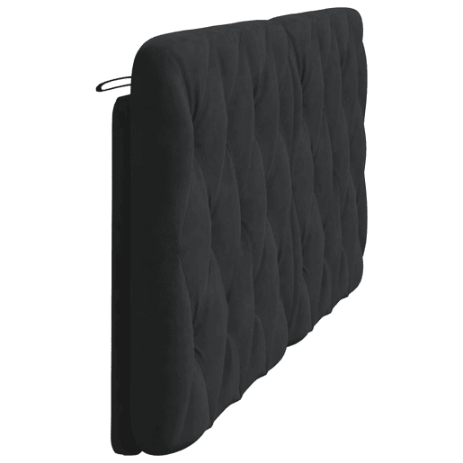 Almofadão de Cabeceira - Cabeceira de cama 180 cm veludo preto