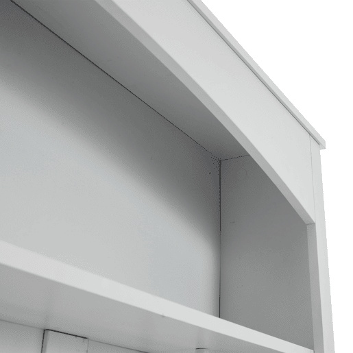 Armário de entrada - Com banco para sapatos - Prateleira ajustável - Branco