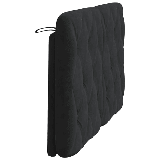 Almofadão de Cabeceira - Cabeceira de cama 140 cm veludo preto
