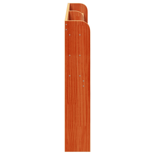 Cabeceira - Cabeceira de cama com prateleiras 150 cm pinho maciço castanho-mel