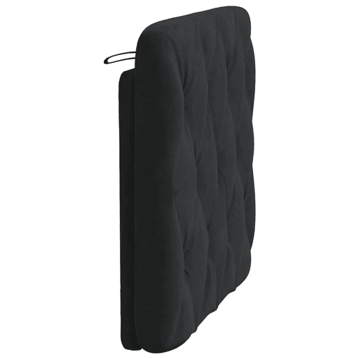 Almofadão de Cabeceira - Cabeceira de cama 90 cm veludo preto