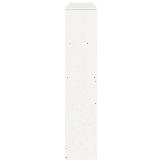 Cabeceira - Cabeceira de cama com arrumação 160 cm madeira de pinho maciça branco