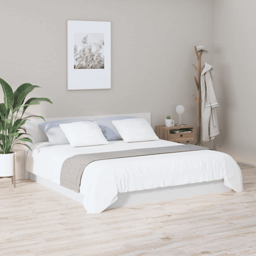 Cabeceira - Cabeceira de cama 200x1,5x80 cm derivados de madeira branco