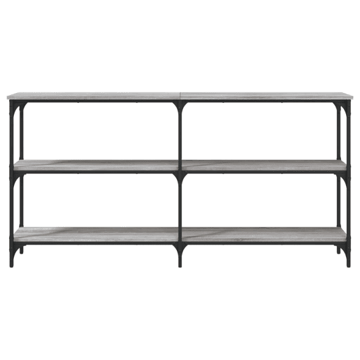 Mesa Consola - Mesa De Entrada 150x29x75 cm derivados de madeira cinzento sonoma