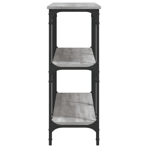 Mesa Consola - Mesa De Entrada 150x29x75 cm derivados de madeira cinzento sonoma