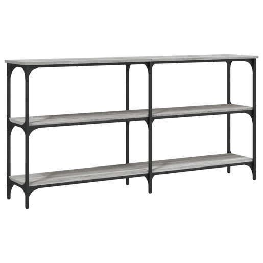 Mesa Consola - Mesa De Entrada 150x29x75 cm derivados de madeira cinzento sonoma