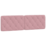 Almofadão de Cabeceira - Cabeceira de cama 160 cm veludo rosa