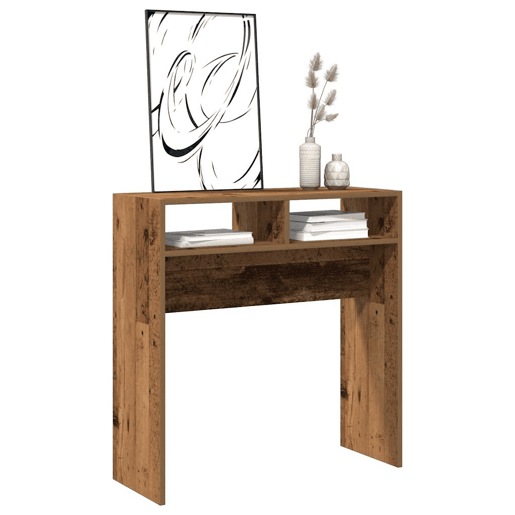 Mesa Consola - Mesa De Entrada 78x30x80 cm derivados de madeira madeira velha