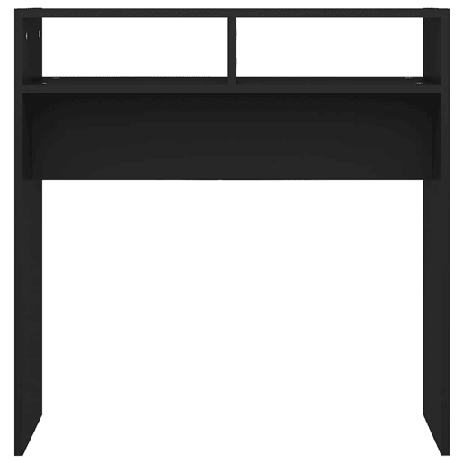 Mesa Consola - Mesa De Entrada 78x30x80 cm derivados de madeira preto