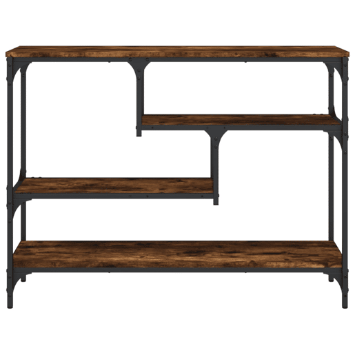 Mesa Consola - Mesa De Entrada 100x30x75 cm derivados de madeira carvalho fumado