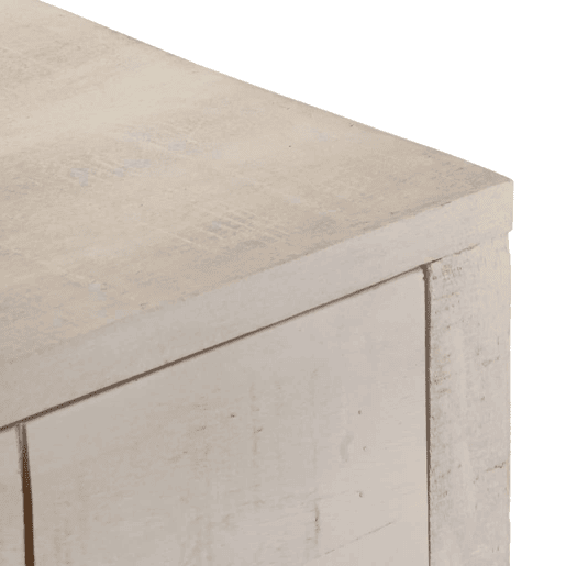 Mesa Consola - Mesa De Entrada 110x35x75 cm madeira de mangueira maciça branco Mesa Consola - Mesa De Entrada 110x35x75 cm madeira de mangueira maciça branco