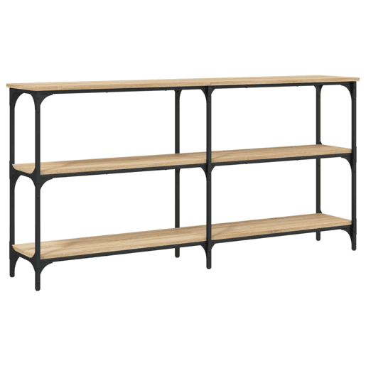 Mesa Consola - Mesa De Entrada 150x29x75 cm derivados de madeira carvalho sonoma