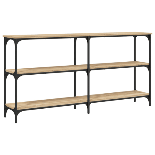 Mesa Consola - Mesa De Entrada 150x29x75 cm derivados de madeira carvalho sonoma