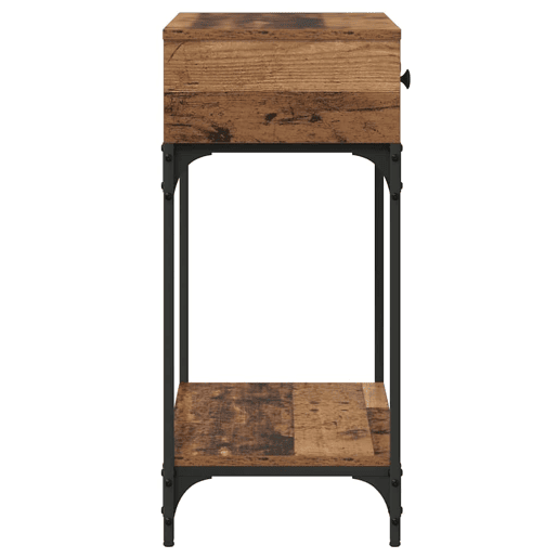 Mesa Consola - Mesa De Entrada Madeira antiga 75 x 34,5 x 75 cm Madeira processada