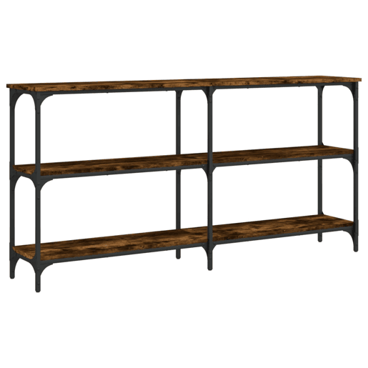 Mesa Consola - Mesa De Entrada 150x29x75 cm derivados de madeira carvalho fumado