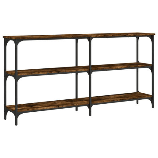 Mesa Consola - Mesa De Entrada 150x29x75 cm derivados de madeira carvalho fumado