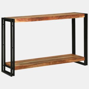 Mesa Consola - Mesa De Entrada Castanho 120 x 33 x 75 cm Madeira de acácia maciça