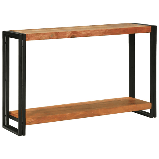 Mesa Consola - Mesa De Entrada Castanho 120 x 33 x 75 cm Madeira de acácia maciça