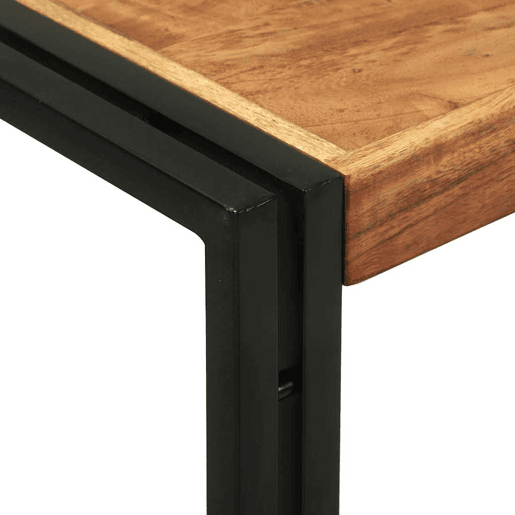 Mesa Consola - Mesa De Entrada Castanho 120 x 33 x 75 cm Madeira de acácia maciça