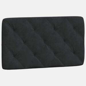 Almofadão de Cabeceira - Cabeceira de cama 80 cm veludo preto