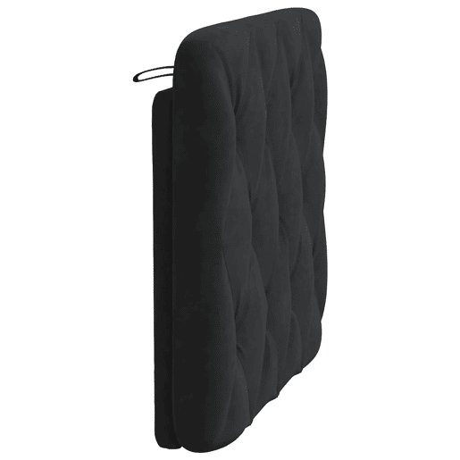 Almofadão de Cabeceira - Cabeceira de cama 80 cm veludo preto